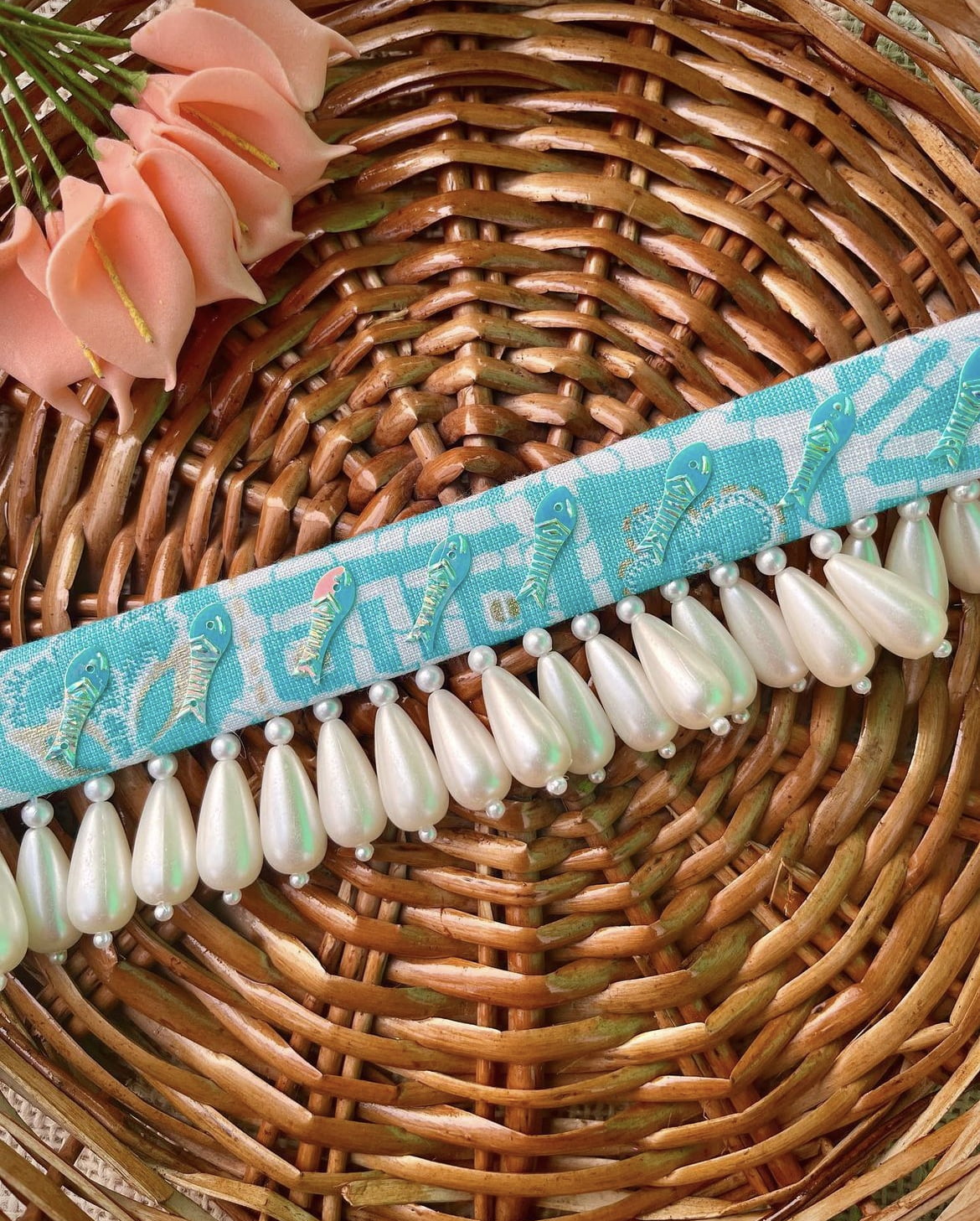 Sky Blue Choker Set image 1