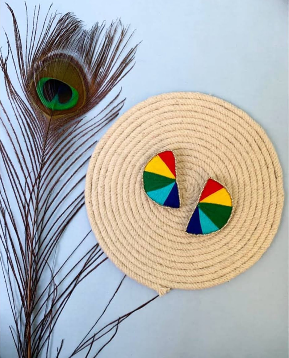 Threadwork Rainbow Studs image 0