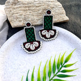 Indowestern Shell Earrings image 5