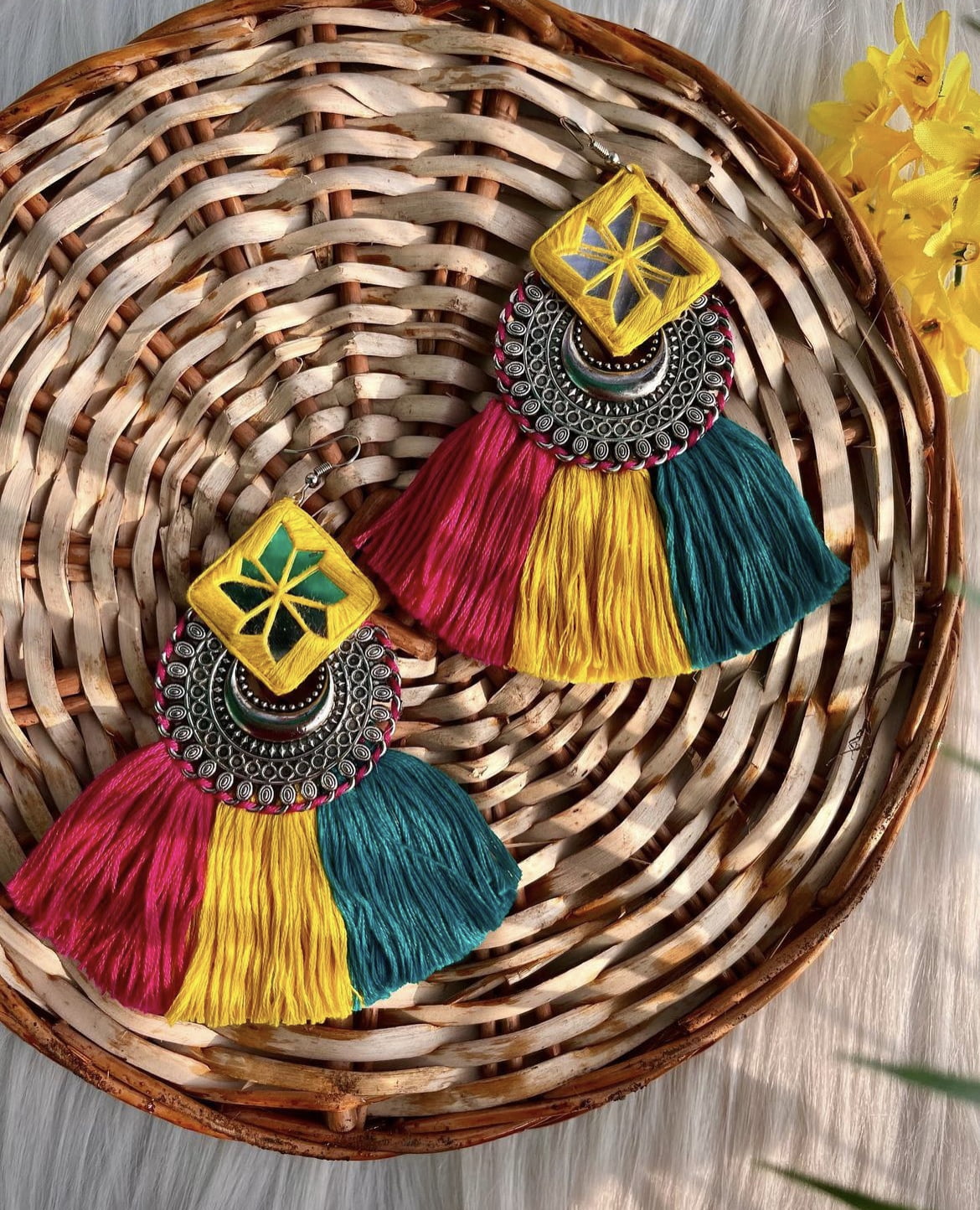 Statement Tassel Earrings image 5