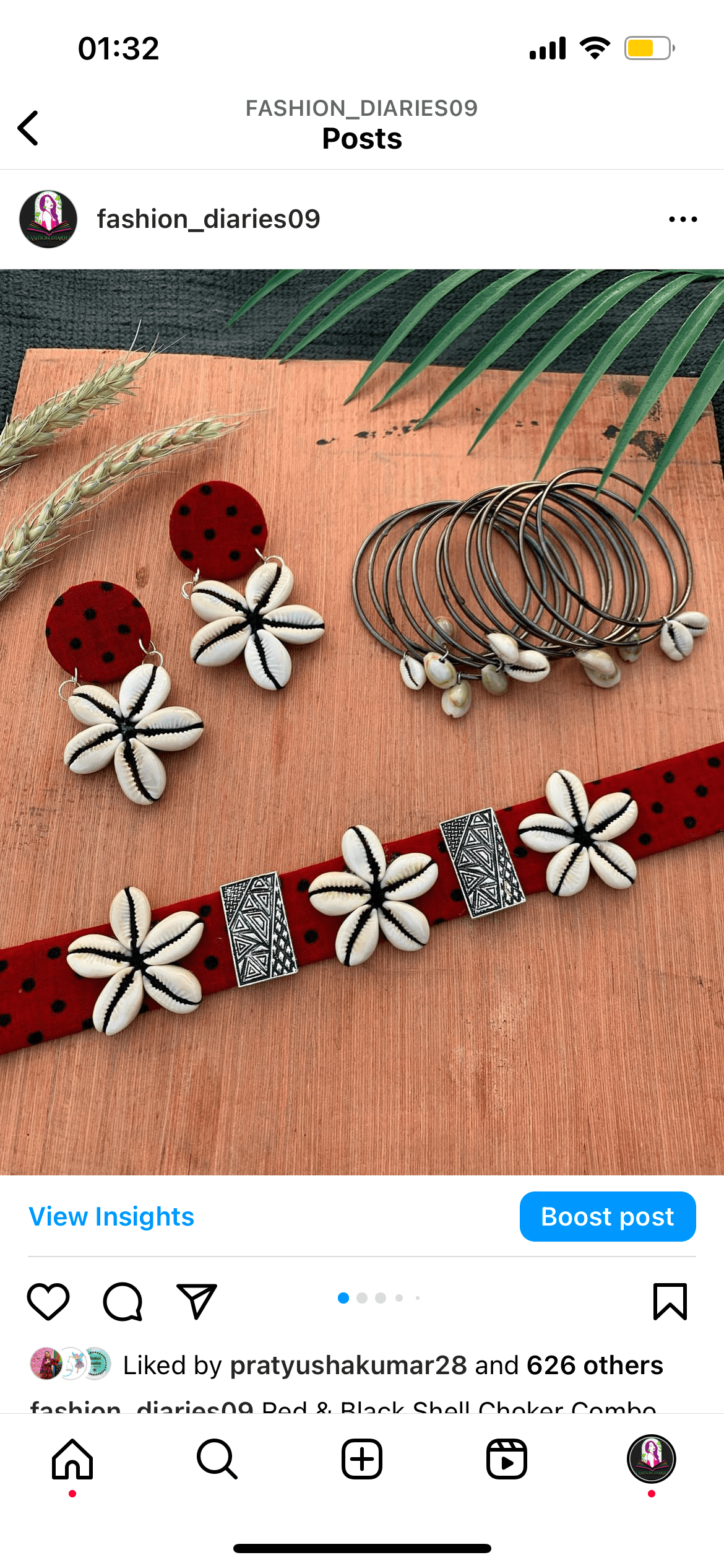 Red Polka Choker Set image 0