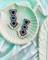 Long Evil Eye Earrings image 1