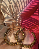 Round Crystal Hoops image 0