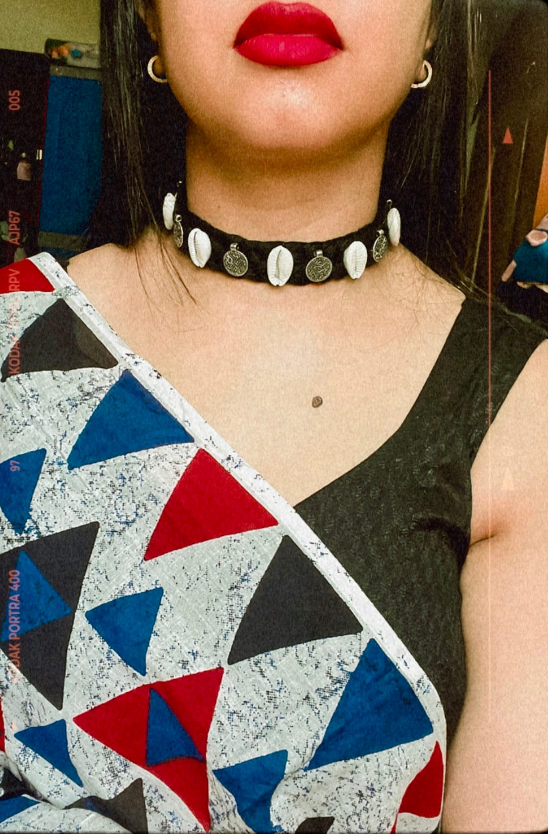 Quirky Shell & Coin Chokers-I image 1