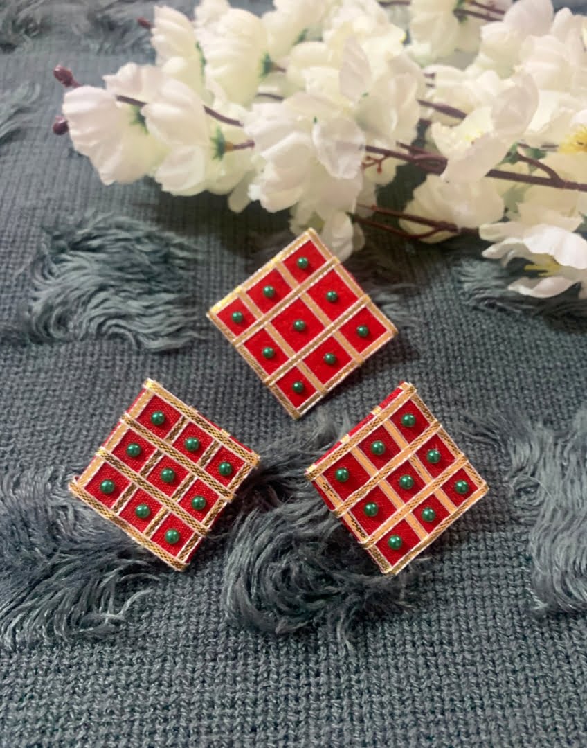 Red Gotta Studs image 0