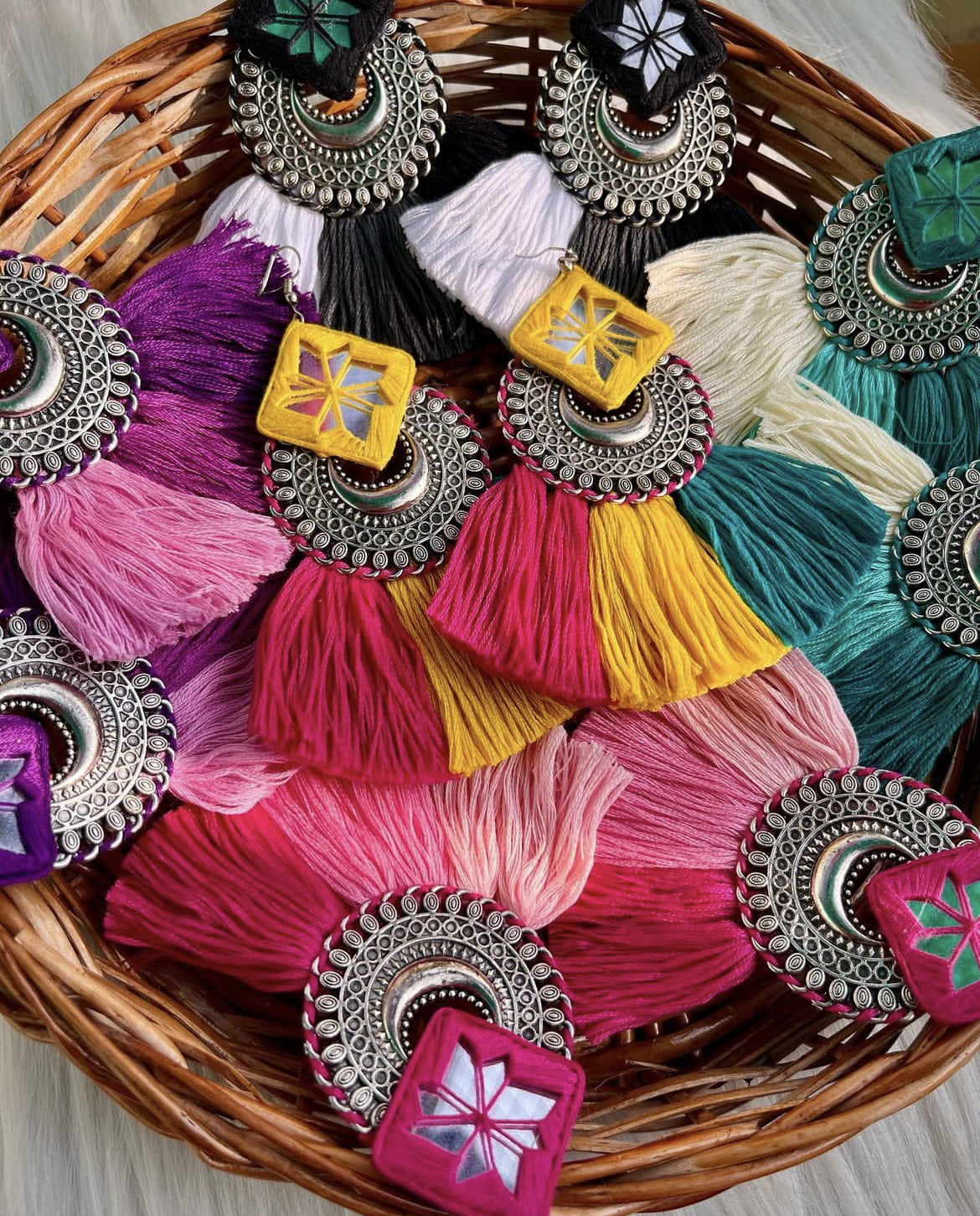 Statement Tassel Earrings image 0