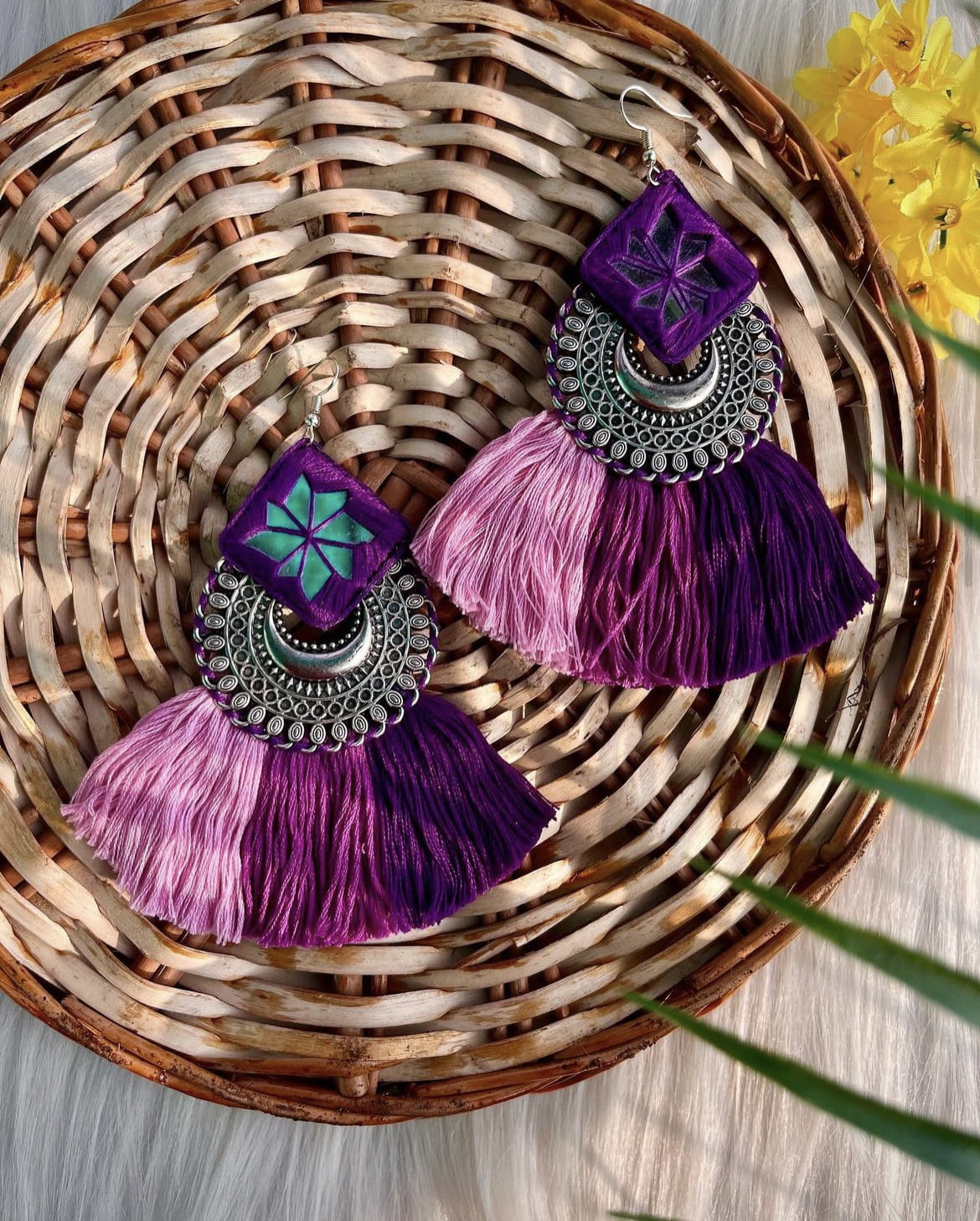 Statement Tassel Earrings image 4