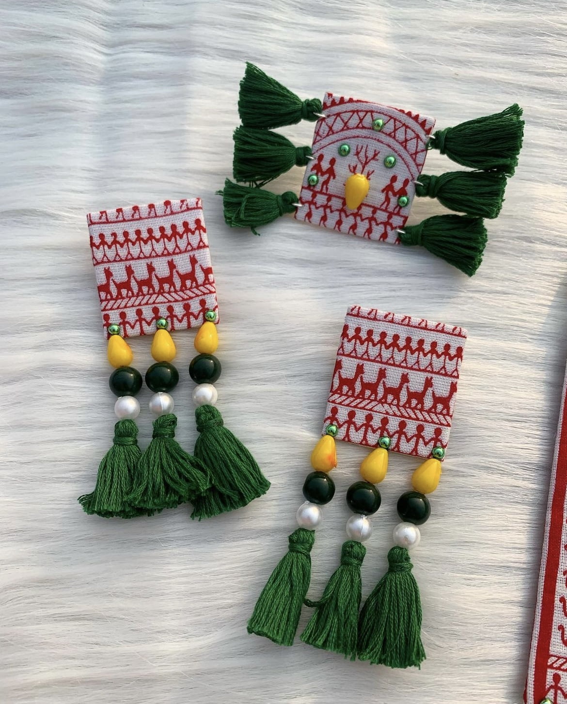 Warli Art Neckpiece Combo image 2