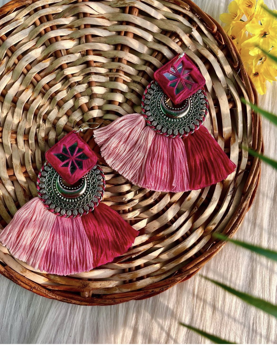Statement Tassel Earrings image 1