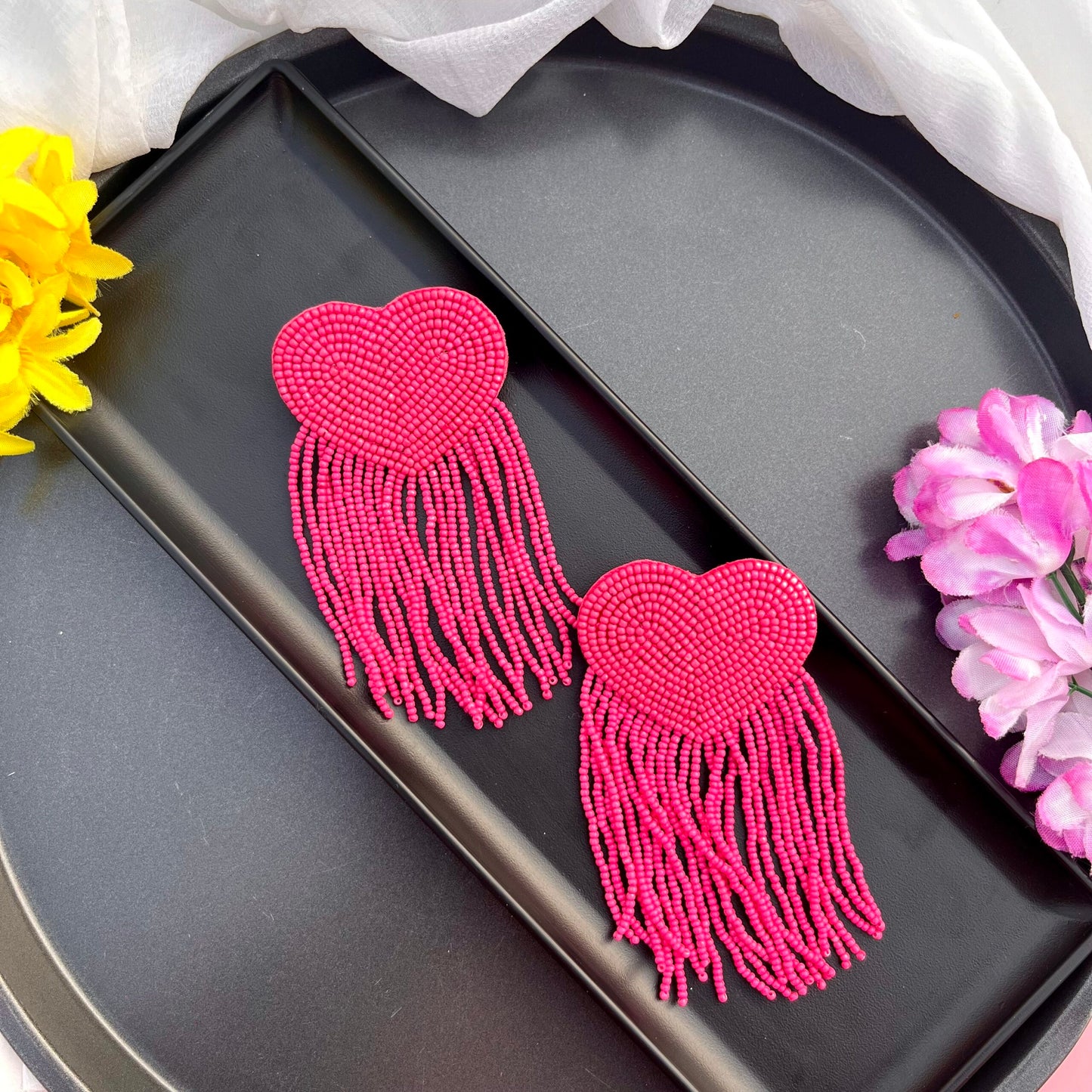 Oversized Heart Earrings image 4