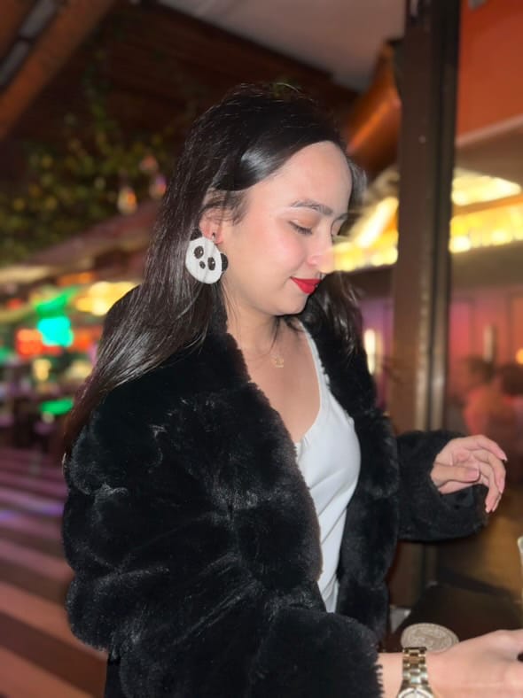 Panda Earrings image 2