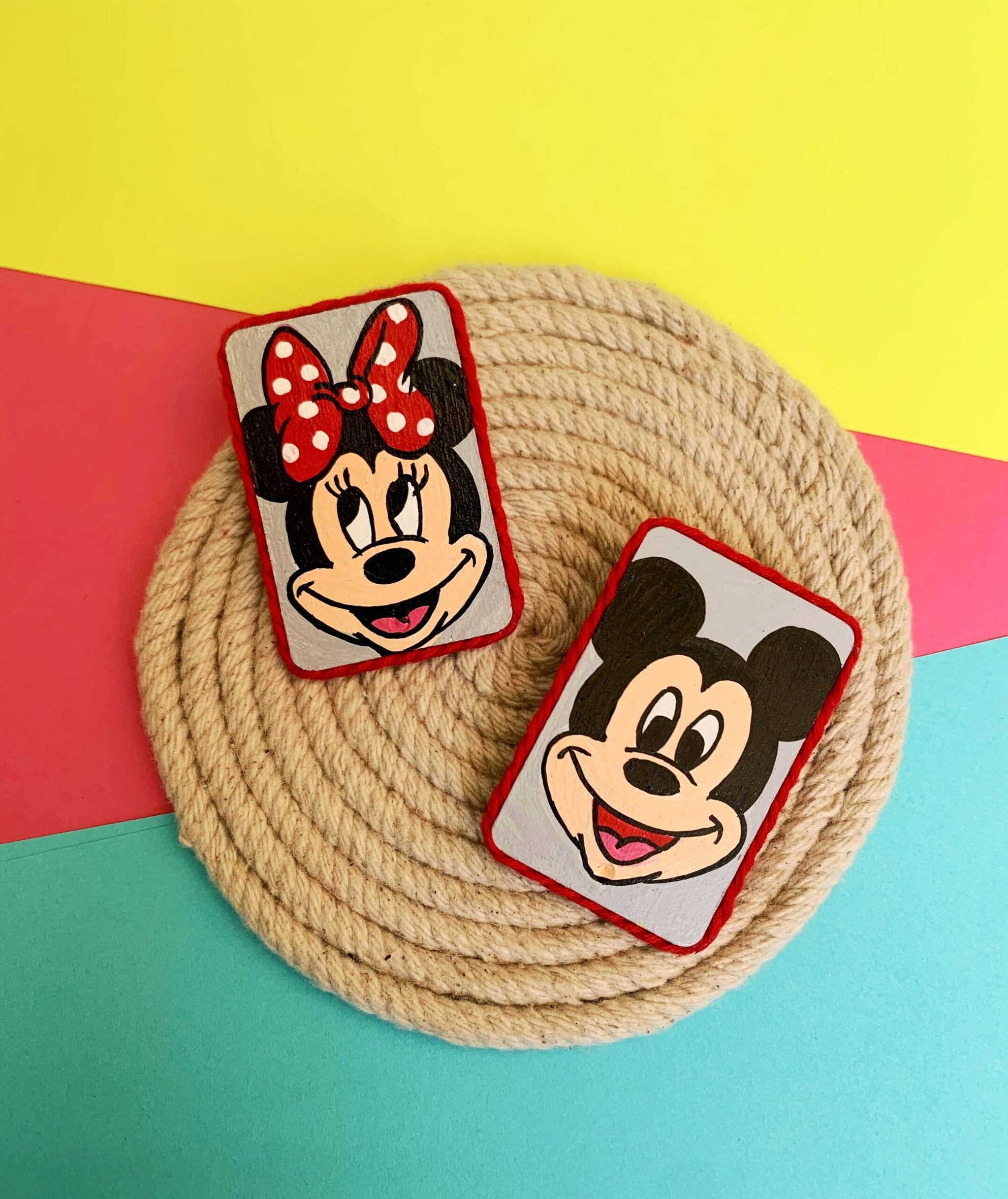 Mickey Minnie Studs image 0