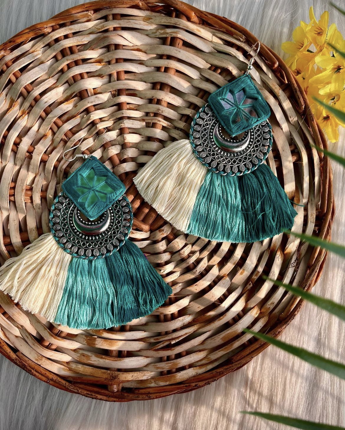 Statement Tassel Earrings image 3
