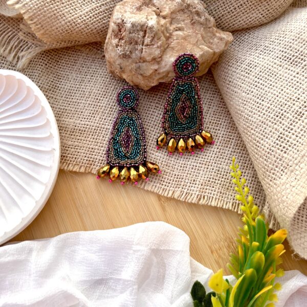 Ethnic Crystal Earrings