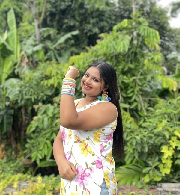 Rangrez Earrings & Rangrez Bangles Combo