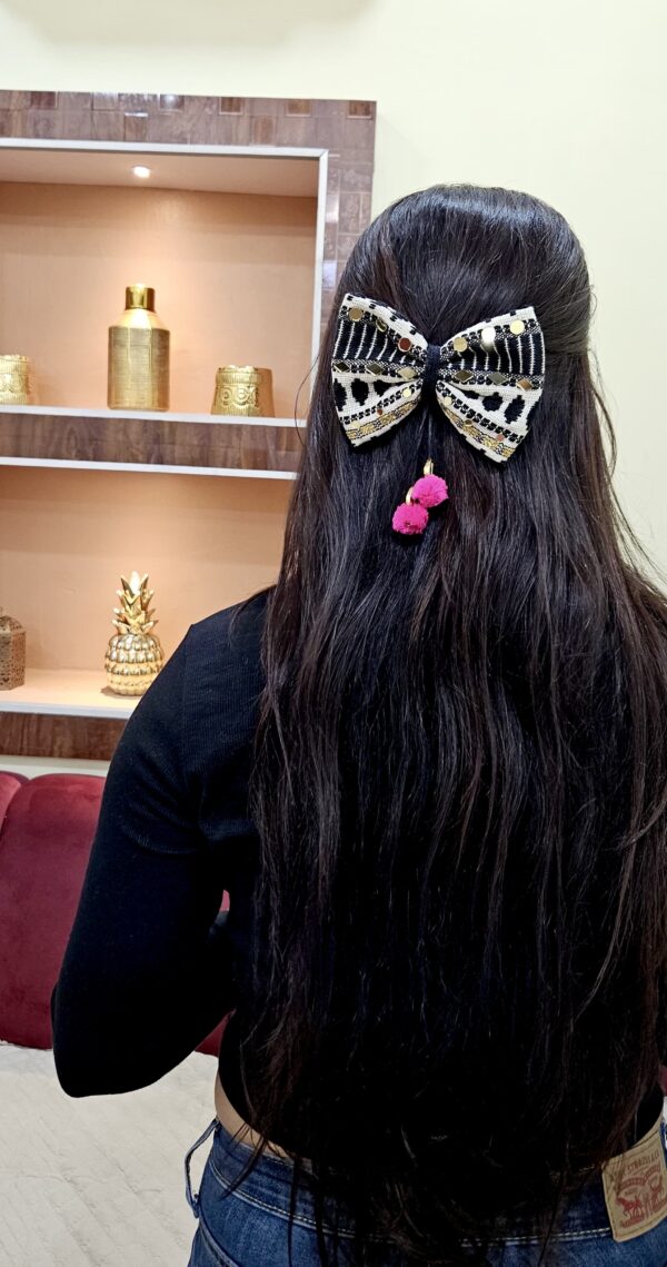 Dandiya Dazzle Bows- Black