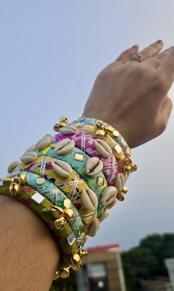 Multicolor Bangle Stack-II