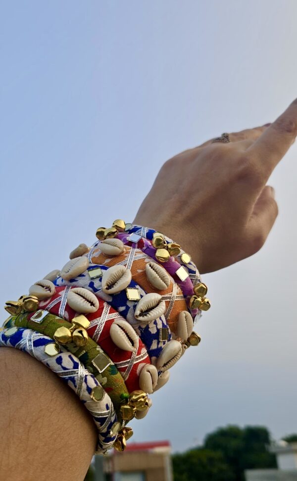 Multicolor Bangle Stack-I